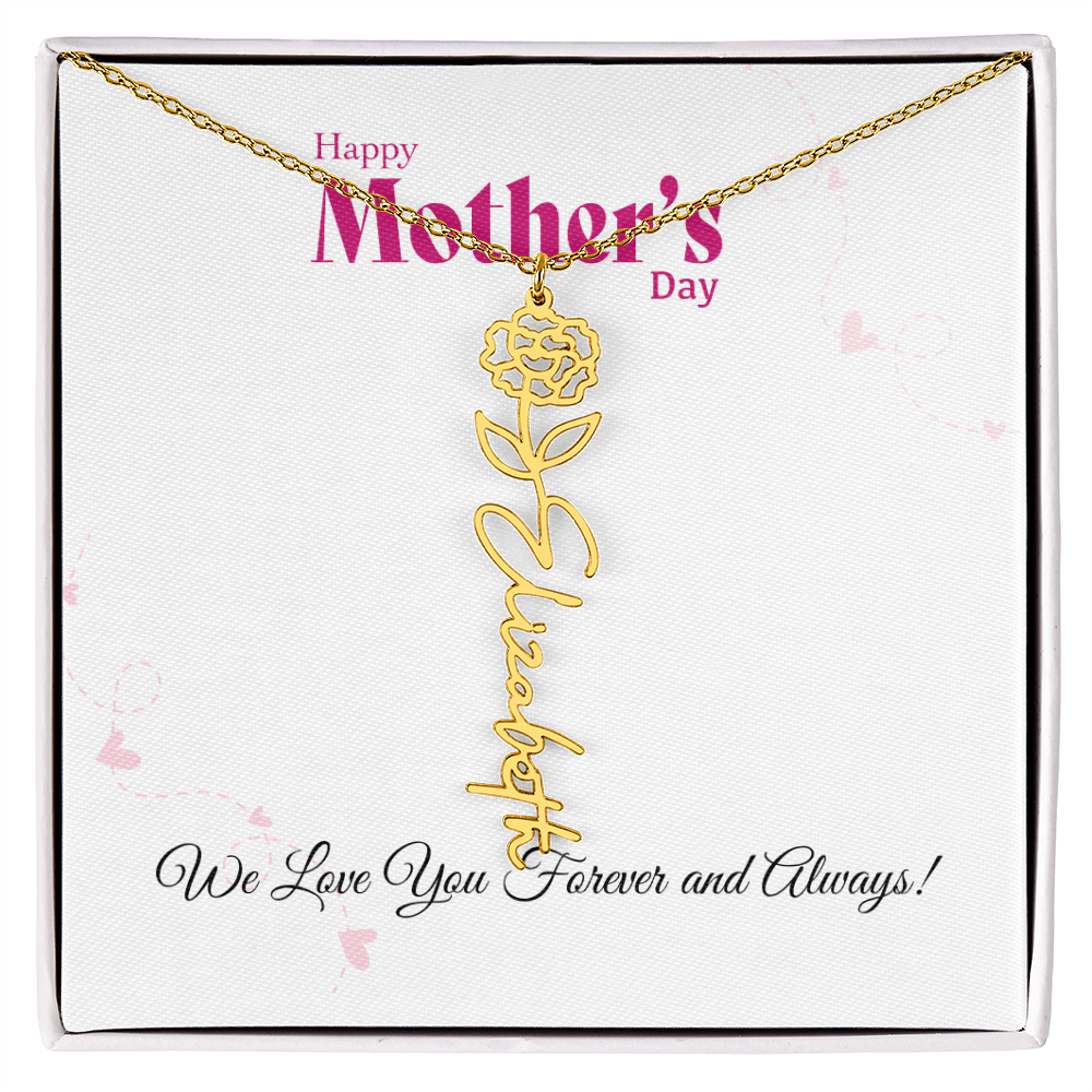 Happy Mother's Day_Flower Name Necklace