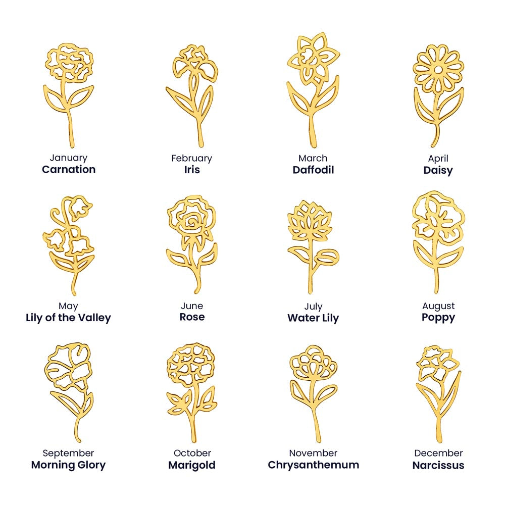 Happy Mother's Day_Flower Name Necklace