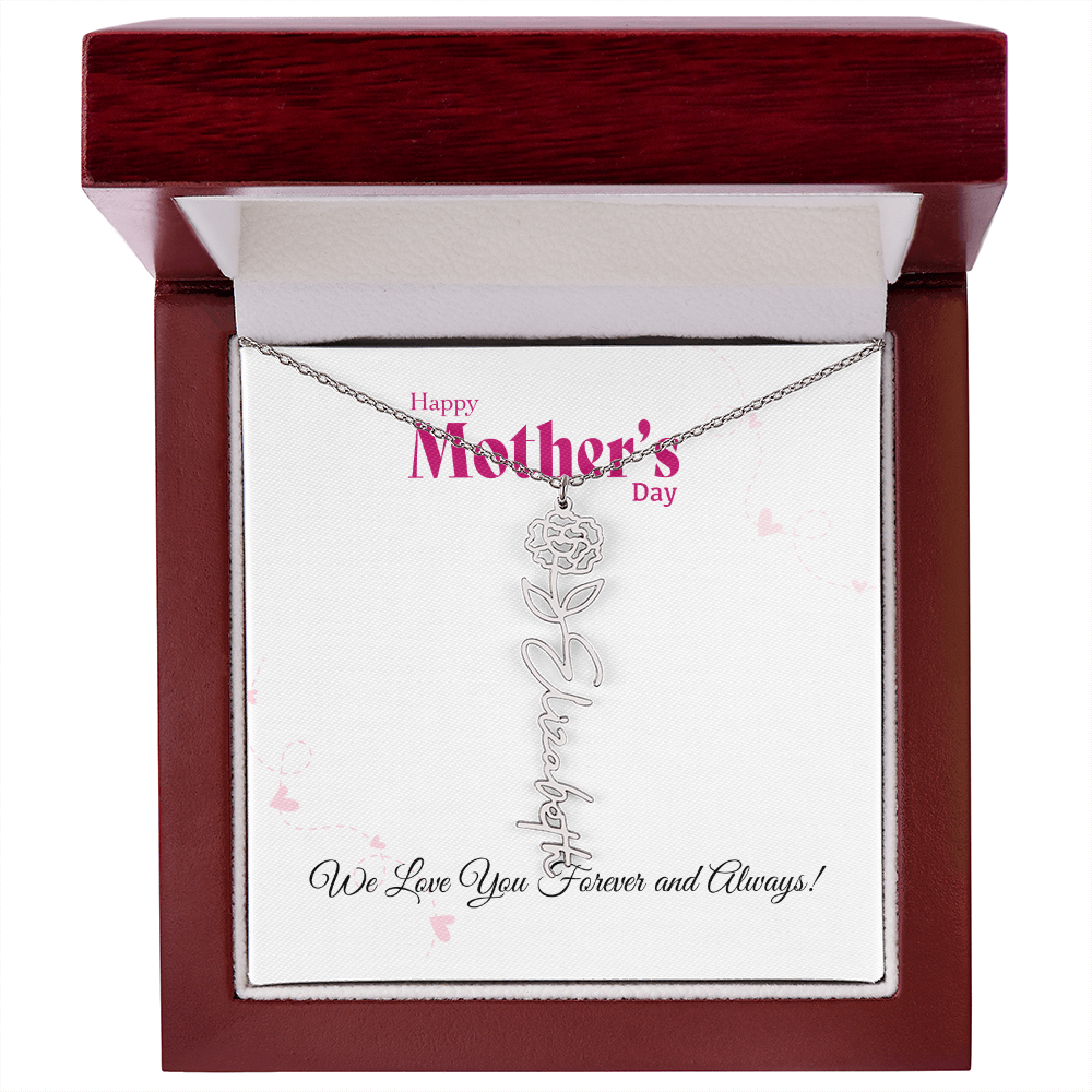 Happy Mother's Day_Flower Name Necklace