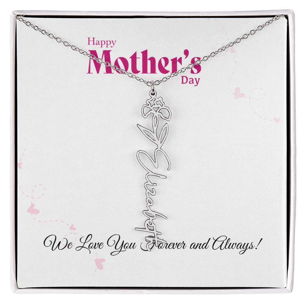 Happy Mother's Day_Flower Name Necklace