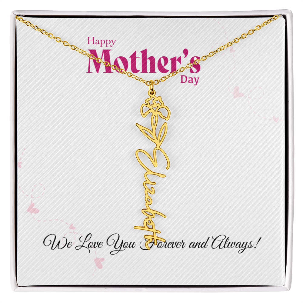 Happy Mother's Day_Flower Name Necklace