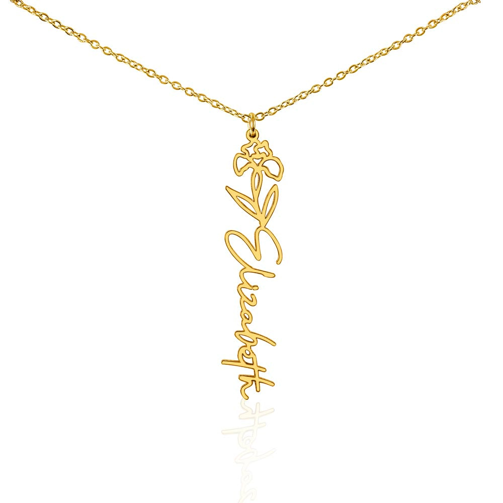 Happy Mother's Day_Flower Name Necklace
