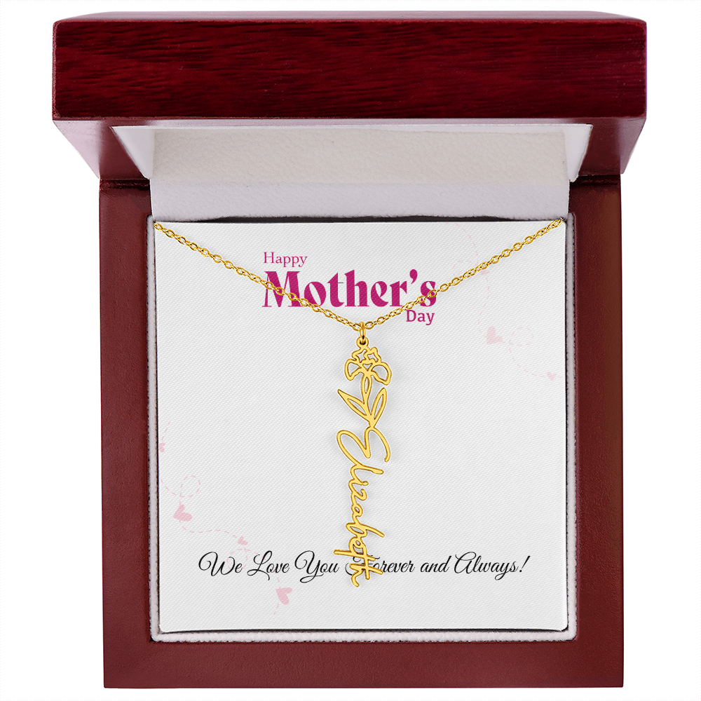 Happy Mother's Day_Flower Name Necklace