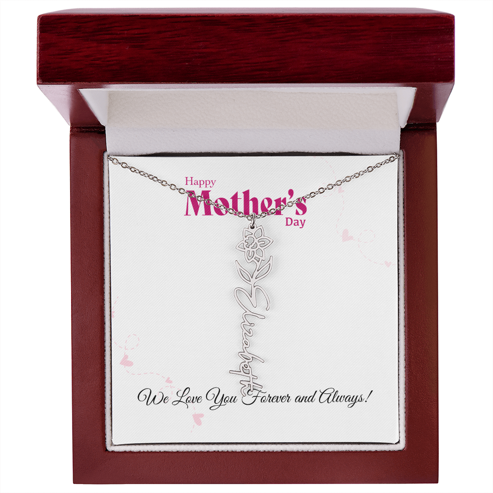 Happy Mother's Day_Flower Name Necklace