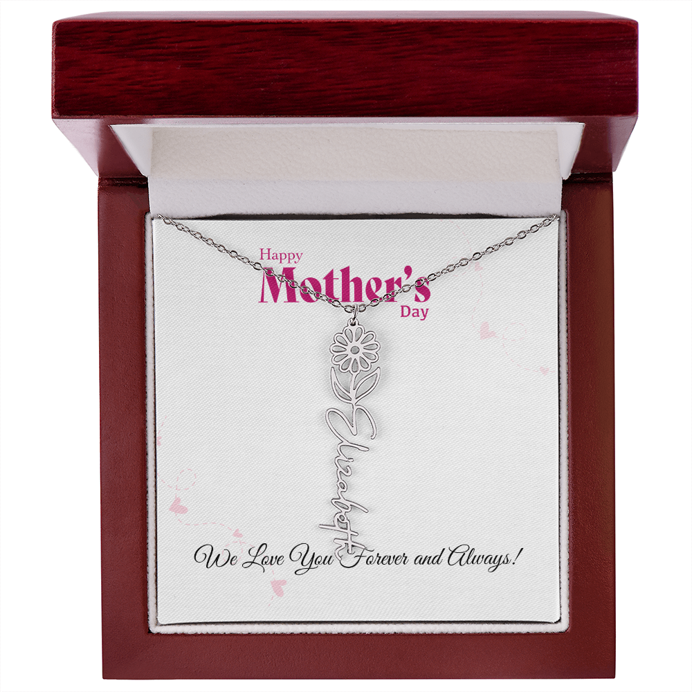 Happy Mother's Day_Flower Name Necklace