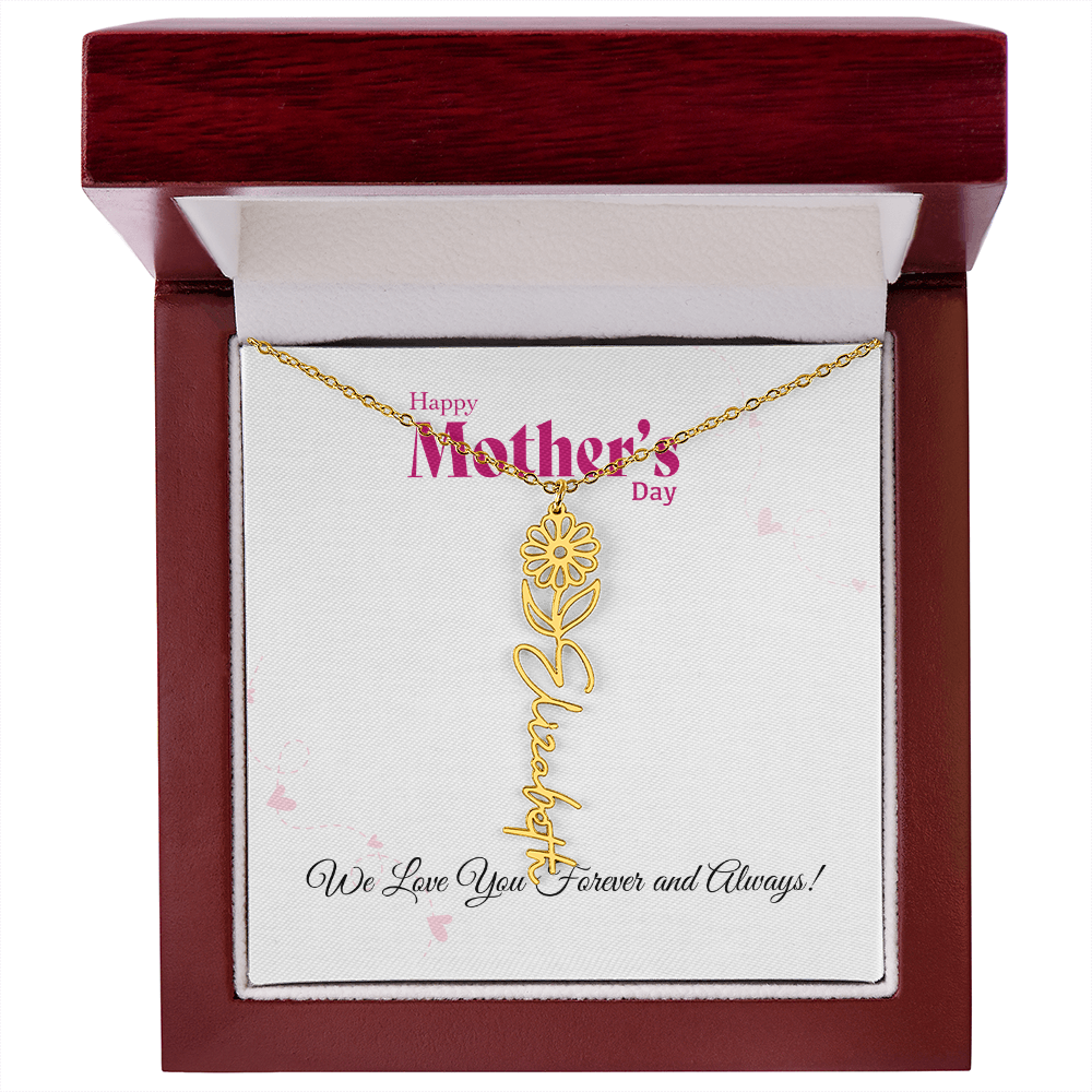 Happy Mother's Day_Flower Name Necklace