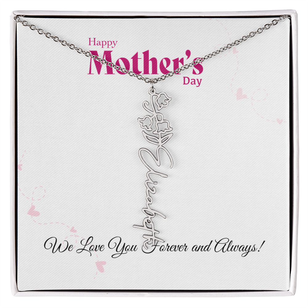 Happy Mother's Day_Flower Name Necklace