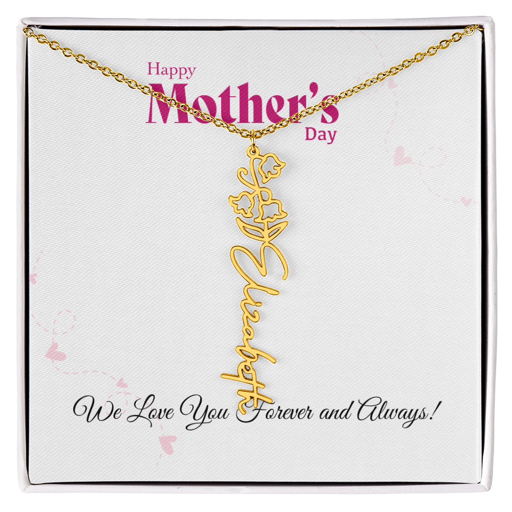 Happy Mother's Day_Flower Name Necklace