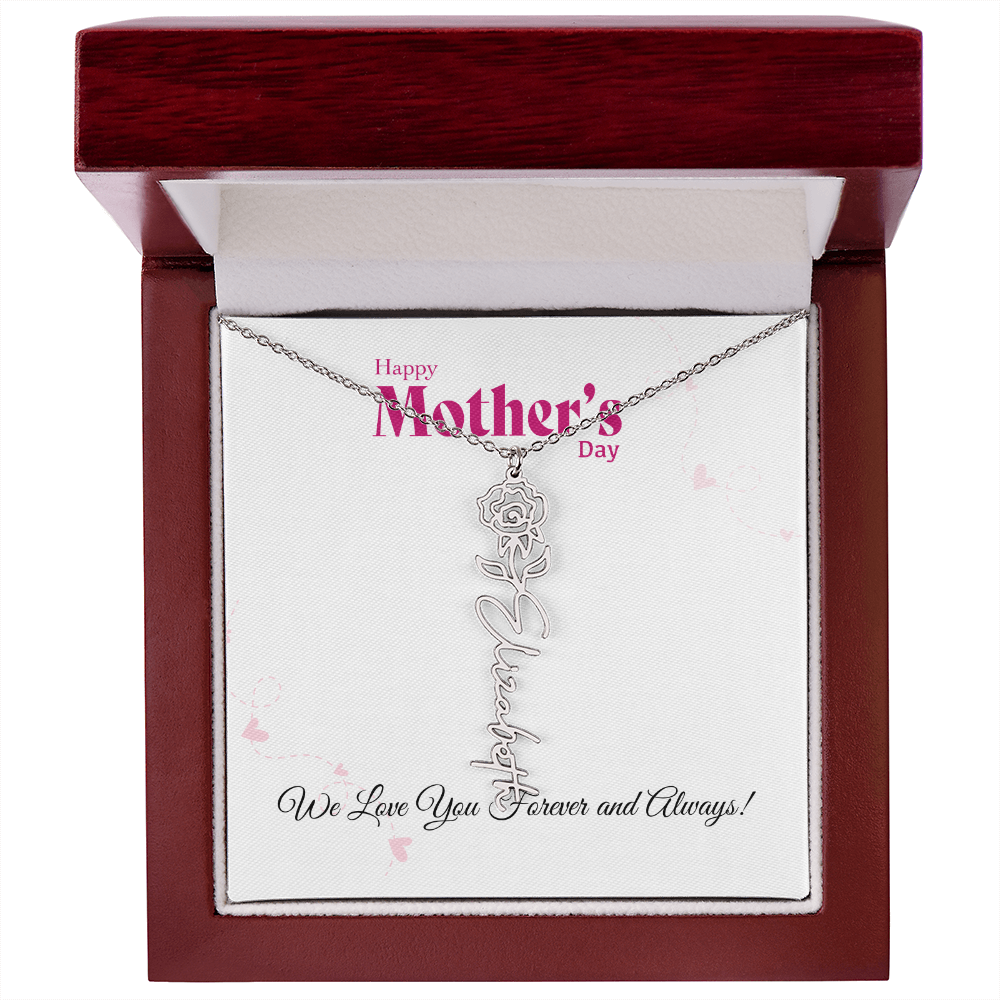 Happy Mother's Day_Flower Name Necklace