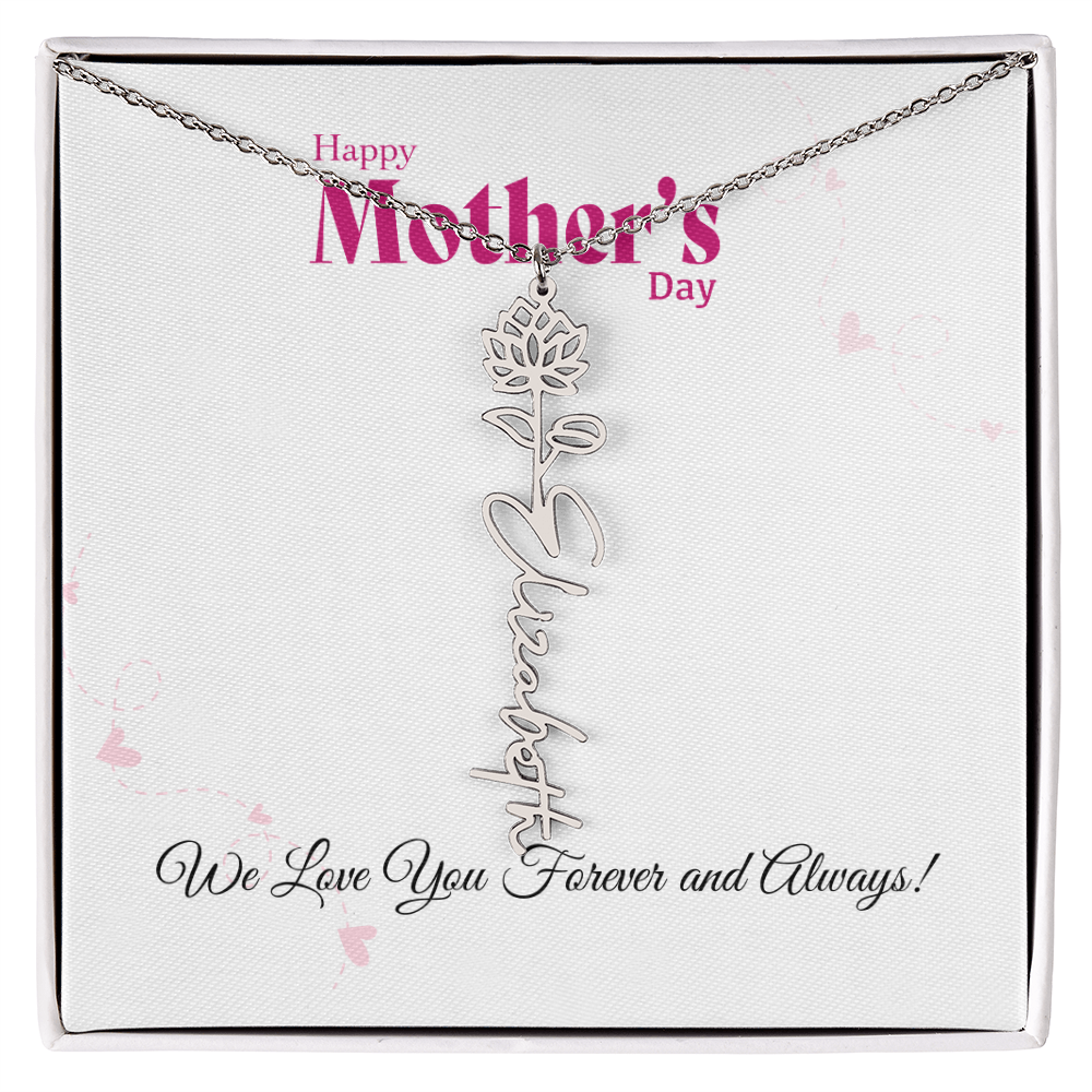 Happy Mother's Day_Flower Name Necklace