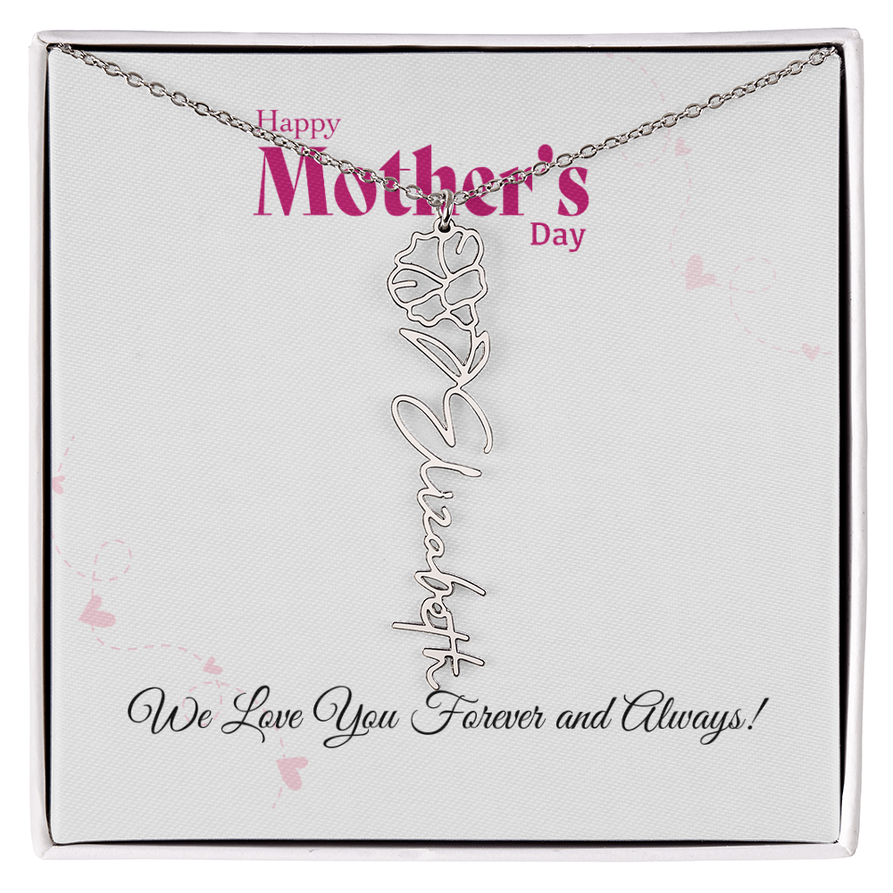 Happy Mother's Day_Flower Name Necklace
