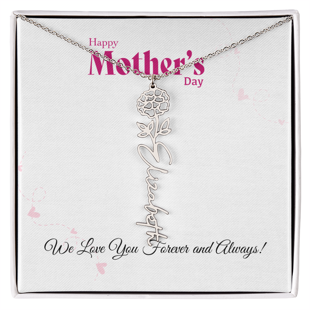 Happy Mother's Day_Flower Name Necklace