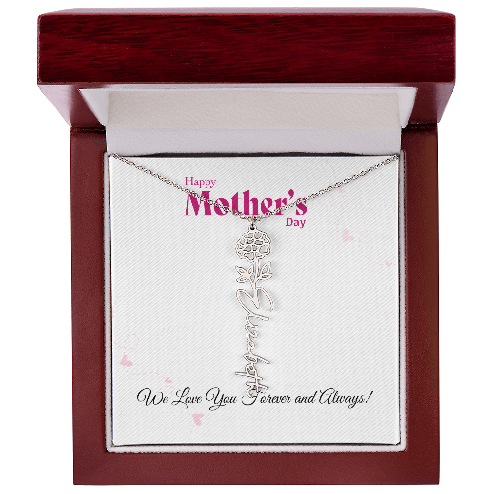 Happy Mother's Day_Flower Name Necklace