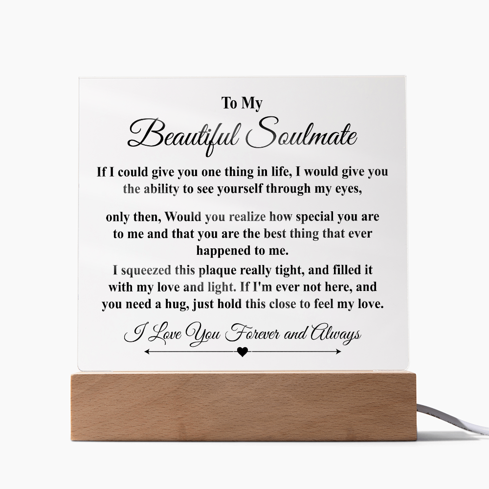 To My Beautiful Soulmate