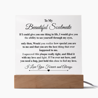 To My Beautiful Soulmate