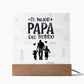 El mejor Papá del Mundo | Placa de Acrílico Cuadrada