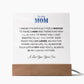 To My Mom | From your Son | Acrylic Square Plaque