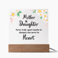 Mother and Daughter | Acrylic Square Plaque