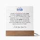 To My Dad | From your Son | Acrylic Square Plaque