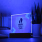 Happy Father's Day | Child and Dad | Acrylic Square Plaque