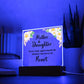 Mother and Daughter | Acrylic Square Plaque