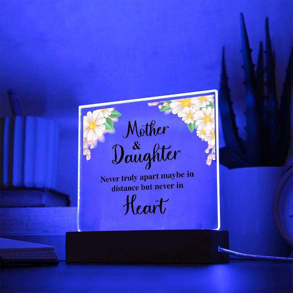 Mother and Daughter | Acrylic Square Plaque