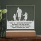 Happy Father's Day | From Children |  Engraved Acrylic Plaque