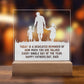 Happy Father's Day | From Children |  Engraved Acrylic Plaque