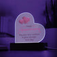 Happy Anniversary | Acrylic Heart Plaque