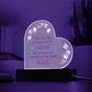 To My Sister | Acrylic Heart Plaque