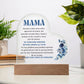 Para Mamá | De tu Hijo | Placa de Acrílico Corazón