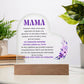 Para Mamá | De tu Hija | Placa de Acrílico Corazón