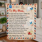 To Mom from Son | Jersey Fleece Blanket