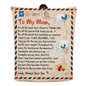 To Mom from Son | Jersey Fleece Blanket