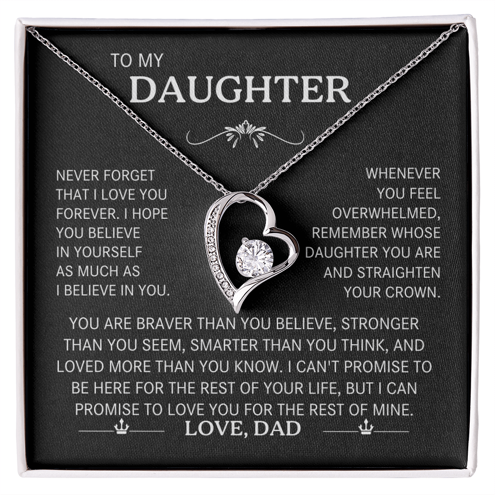 To My Daughter | Forever Love Necklace