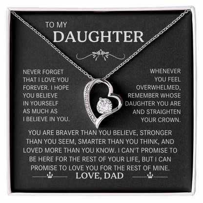 To My Daughter | Forever Love Necklace