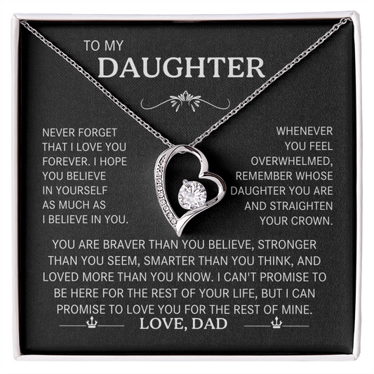 To My Daughter – Forever Love Necklace
