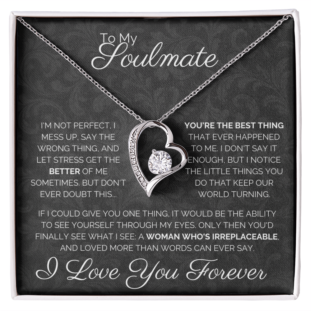 To My Soulmate | Forever Love Necklace