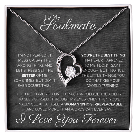 To My Soulmate – Forever Love Necklace