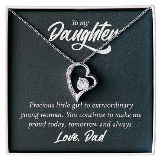 To My Daughter | Forever Love Necklace