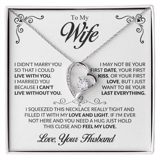 To My Wife | Forever Love Necklace