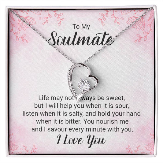 To My Soulmate | Forever Love Necklace