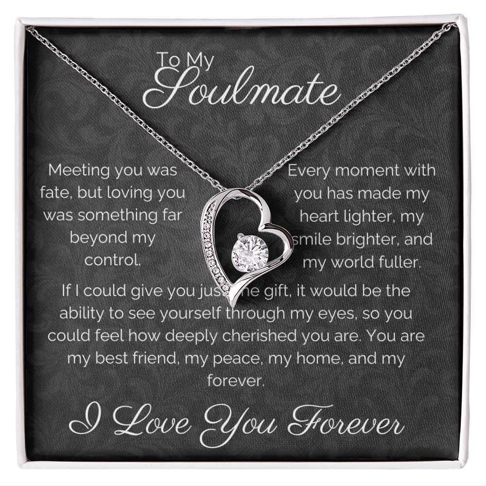 To My Soulmate | Forever Love Necklace