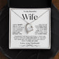 To My Beautiful Wife | Forever Love Necklace | WB
