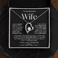 To My Beautiful Wife | Forever Love Necklace | BW