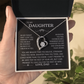 To My Daughter | Forever Love Necklace