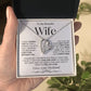 To My Beautiful Wife | Forever Love Necklace | WB