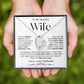 To My Beautiful Wife | Forever Love Necklace | WB