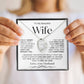 To My Beautiful Wife | Forever Love Necklace | WB