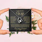 To My Beautiful Wife | Forever Love Necklace | Gold